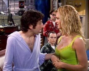 Cleavage on The Big Bang Theory!