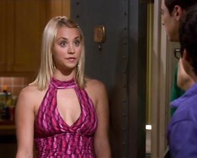 Cleavage on The Big Bang Theory!