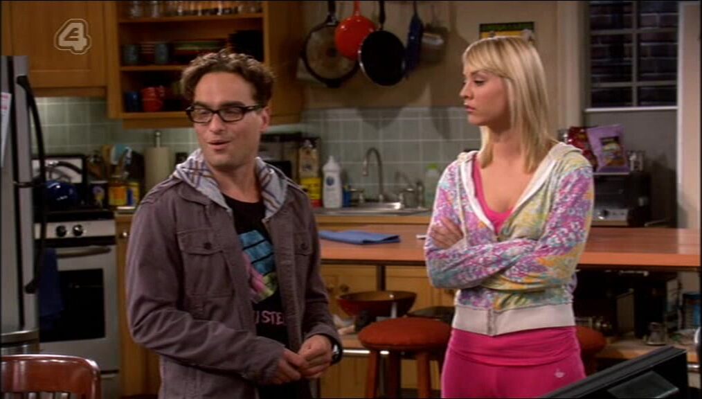 Cleavage on The Big Bang Theory!