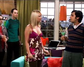 Cleavage on The Big Bang Theory!