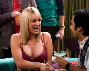 Cleavage on The Big Bang Theory!