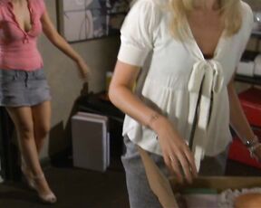 Stephanie Waring and Sarah Dunn in Undies on Hollyoaks!