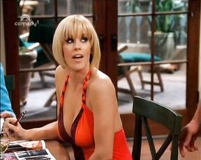 Cleavage on Two And A Half Men!