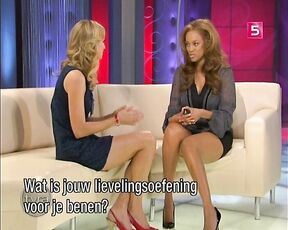 Spreads her legs on the Tyra show!