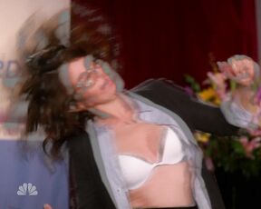 Rips Open Her Shirt While Doing A Little Dance on 30 Rock!