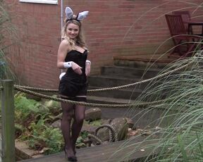 in Bunny Girl outfit on Hollyoaks HD 1080!