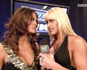 Eve And Michelle McCool on WWE Smackdown!