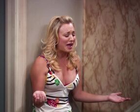 Cleavage and Nippy on The Big Bang Theory!