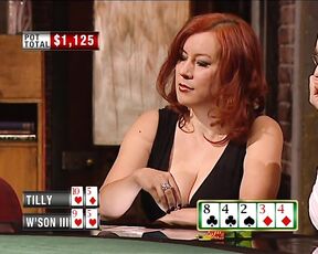 Cleavage on European Poker!