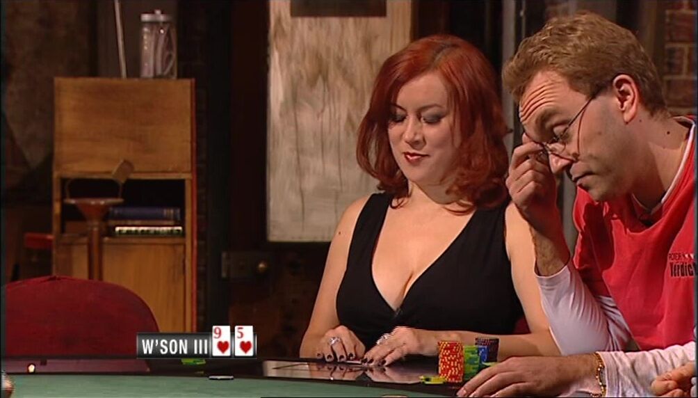 Cleavage on European Poker!