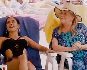 Salma Hayek and Maria Bello in Swimsuit, Bikini in Grown Ups!