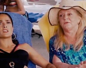 Salma Hayek and Maria Bello in Swimsuit, Bikini in Grown Ups!