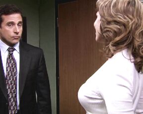 major Cleavage and groped on The Office s3e23 HD!