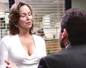 major Cleavage and groped on The Office s3e23 HD!