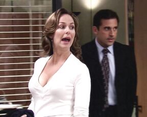 major Cleavage and groped on The Office s3e23 HD!