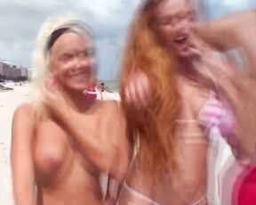 Kristen Hinton, Megan Hauserman and Tina Jordan Nude in Beach Heat Miami s1 ep1 Virgin Meat!