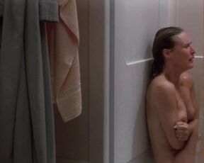 Naked sitting in shower in The Big Chill HDTV 1080p!