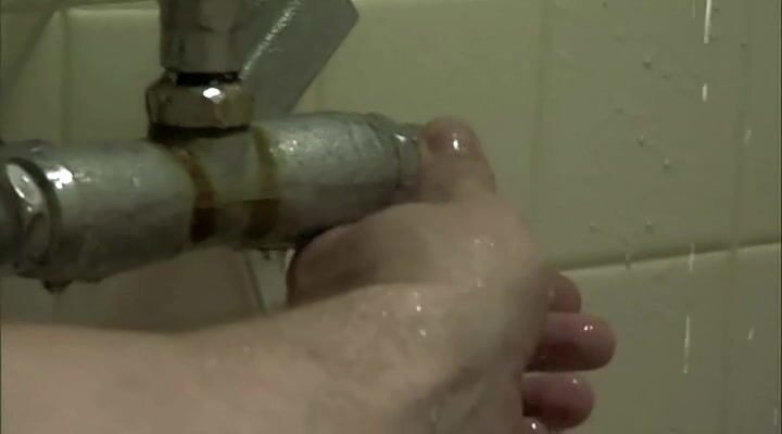 Nude and Having Sex in Shower in The Rig!