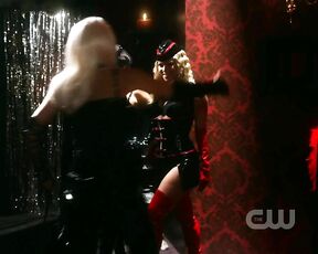 in leather on Smallville S10e3!