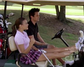 in golf outfit on One Tree Hill S8e4!