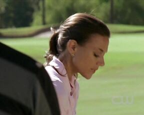 in golf outfit on One Tree Hill S8e4!