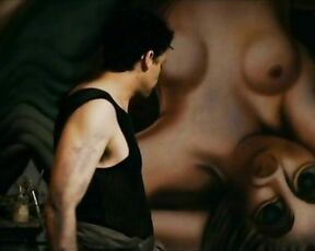 Completely Nude in Argentinian film El Mural!