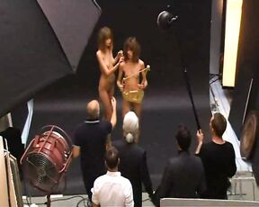 Completely Nude from Pirelli Calendar 2011 Behind The Scenes!