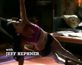 Stretching and in Underwear on Hellcats!