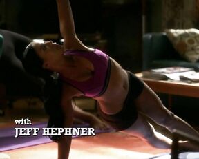 Stretching and in Underwear on Hellcats!