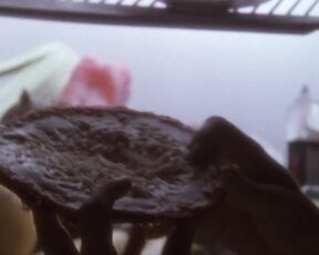 frying food on her body in Hot Shots HiDef 720p!