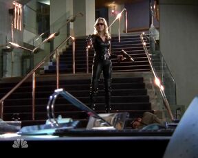 in leather on Chuck s4e17!