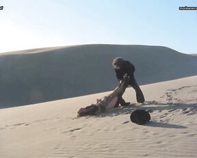 Nude and sandy in El Topo!