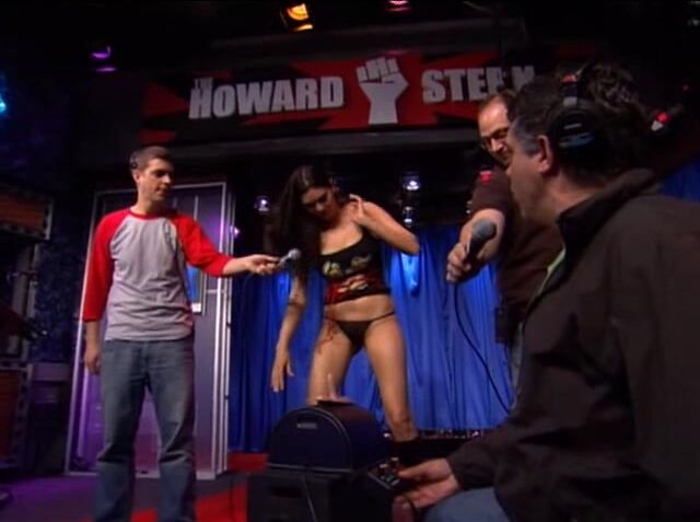 Rides the Sybian on Howard Stern On Demand!