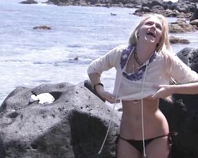 Nude and See-Through in Get Out Makena Bay Hawaii HiDef 1080p!