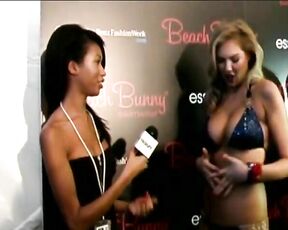 Beach Bunny catwalk compilation and backstage interview!