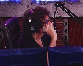 talking friends with benefits, no bra or panties, Lesbianism, bathroom plane sex and anal on Howard Stern!