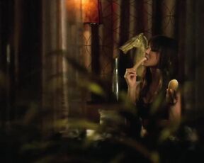 Deepthroating a banana in Lingerie in Horrible Bosses!