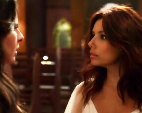 Eva Longoria and Kate del Castillo Lesbian Kissing and more in Without Men!