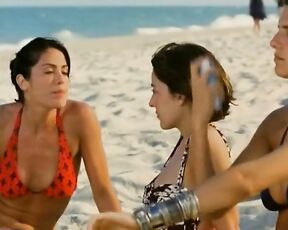 Leslie Bibb, Lake Bell, Michelle Borth, Angela Sarafyan and Lindsay Sloane Side Boobs, Bare Assed and in Bikinis in A Good Old Fashioned Orgy!