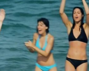 Leslie Bibb, Lake Bell, Michelle Borth, Angela Sarafyan and Lindsay Sloane Side Boobs, Bare Assed and in Bikinis in A Good Old Fashioned Orgy!