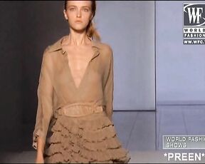 Nude on the catwalk!