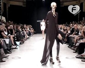 Nude on the catwalk!