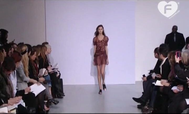 Nude on the catwalk!