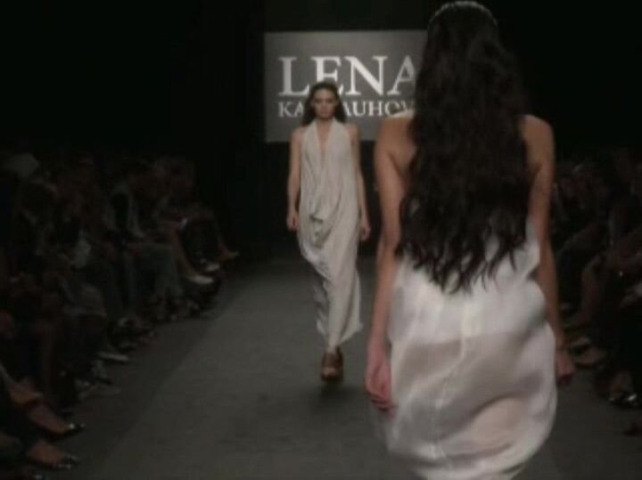 Nude on the catwalk!