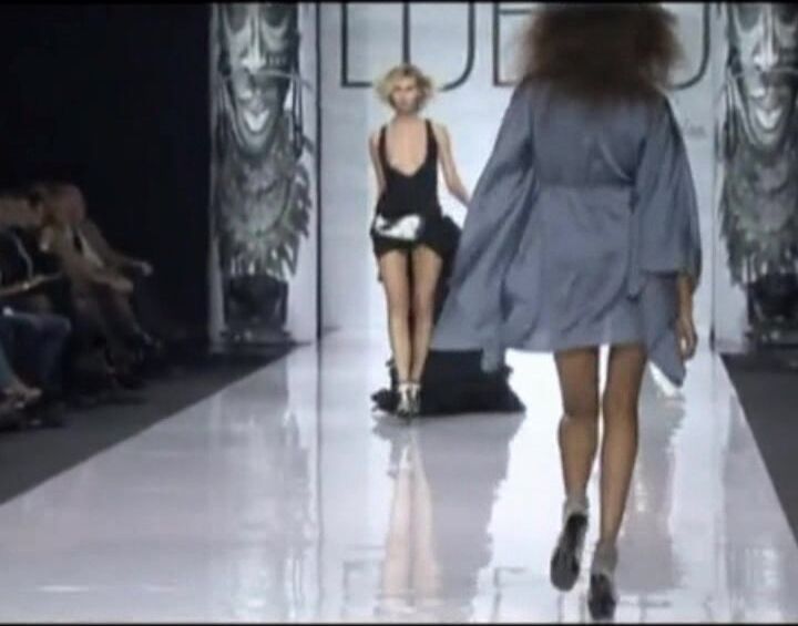 Nude on the Catwalk!