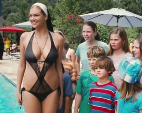 in Swimsuit in The Three Stooges HiDef 720p!