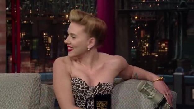 discussing her Nude pics on Letterman!