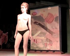 Nude on the catwalk!