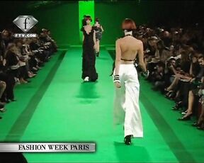 Nude on the catwalk!