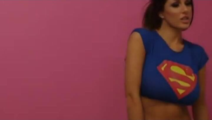 Topless Superwoman Photoshoot!